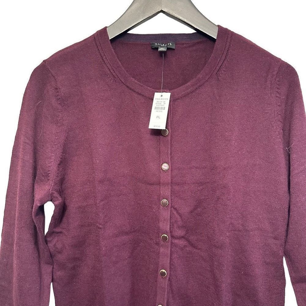 NWT Talbots button down sweater size Lp NWT - image 4